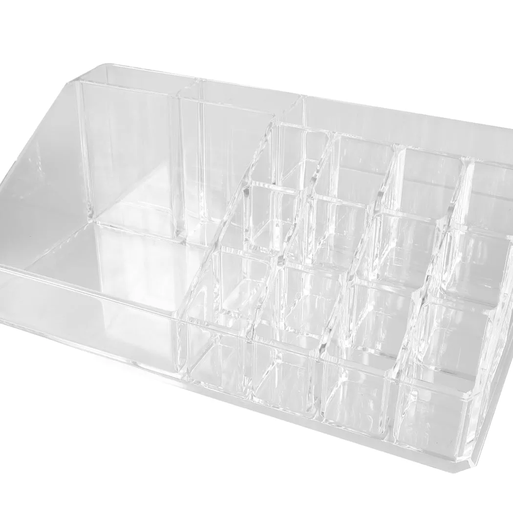 10 Drawers Cosmetic Makeup Organizer Storage Jewellery Box Clear Acrylic