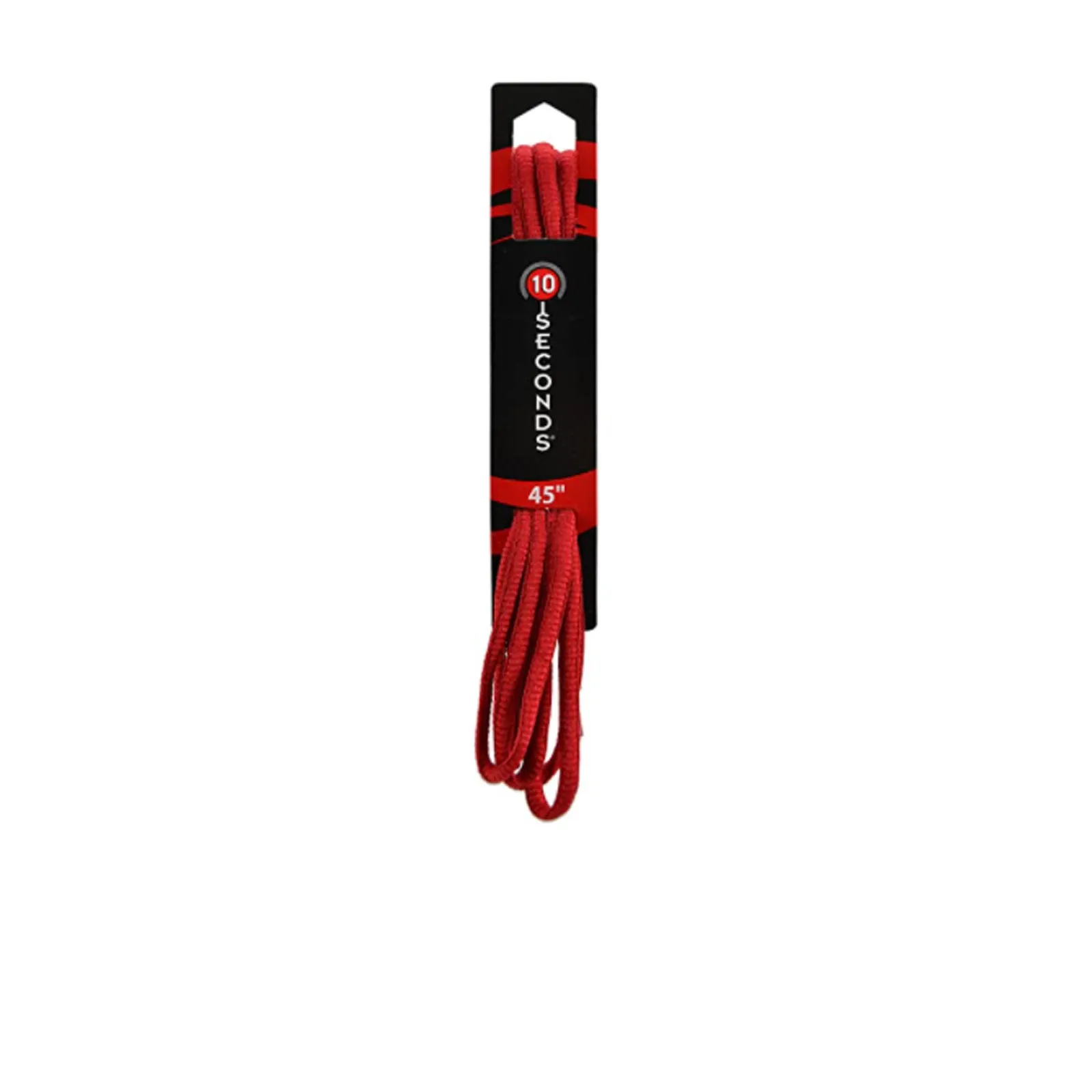 10-Seconds Athletic Oval Laces - Red