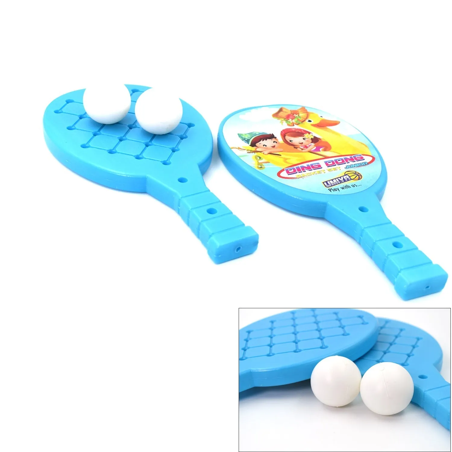 4628 Racket Set with Ball for Kids Plastic Table Tennis Set for Kids