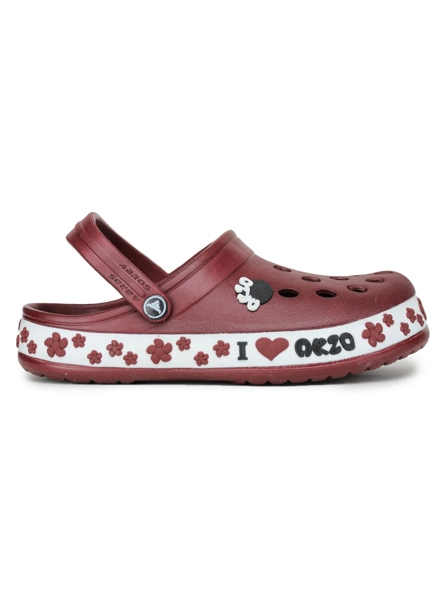 ABROS Women's AZCL2001 AKZO Clogs -Cranberry-5UK