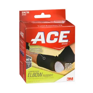 Ace Compression Elbow Support SM/M Level 1, 1 Each By Ace