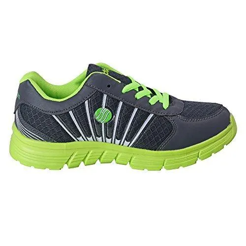 Action Shoes Women's Grey-Green Running Shoes - 8 UK/India (40 EU)(451-GREY-GREEN)