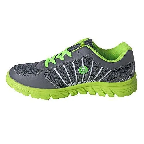 Action Shoes Women's Grey-Green Running Shoes - 8 UK/India (40 EU)(451-GREY-GREEN)