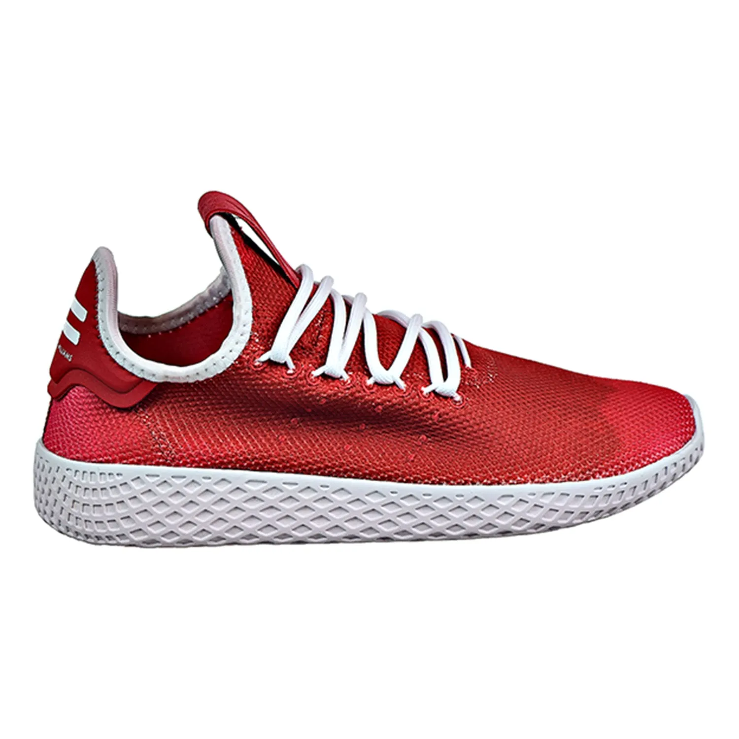 Adidas PW Tennis HU J Big Kids Shoes Scarlet/Footwear White/Footwear White