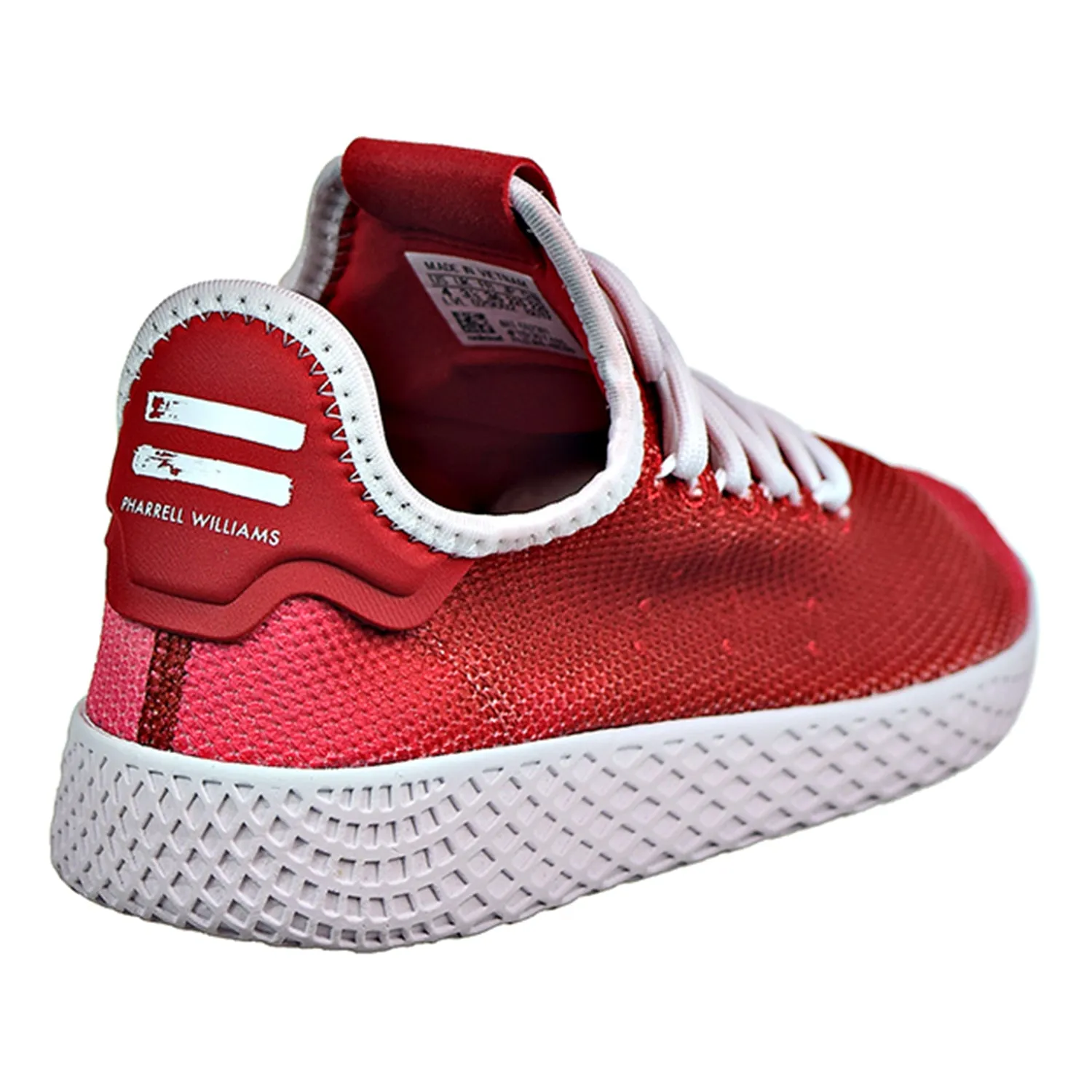 Adidas PW Tennis HU J Big Kids Shoes Scarlet/Footwear White/Footwear White