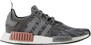 Adidas Wmns NMD_R1 'Heather Gray Raw Pink' sneakers, gray