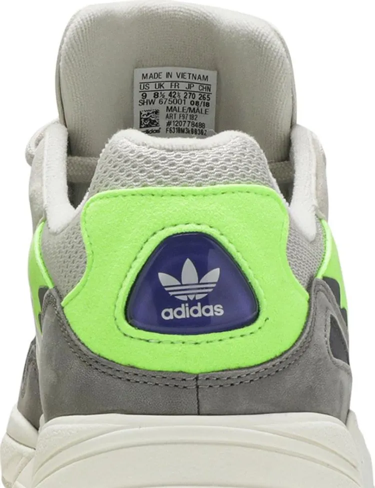 Adidas Yung-96 'Solar Green' sneakers, brown