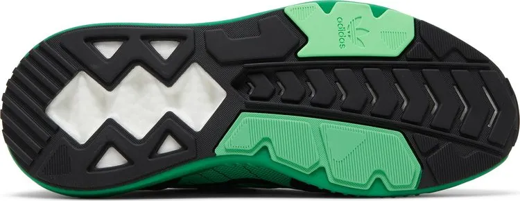 Adidas ZX 5000 Boost 'Screaming Green' Sneakers, Green