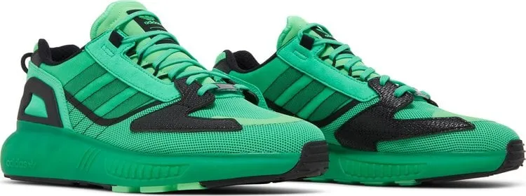 Adidas ZX 5000 Boost 'Screaming Green' Sneakers, Green