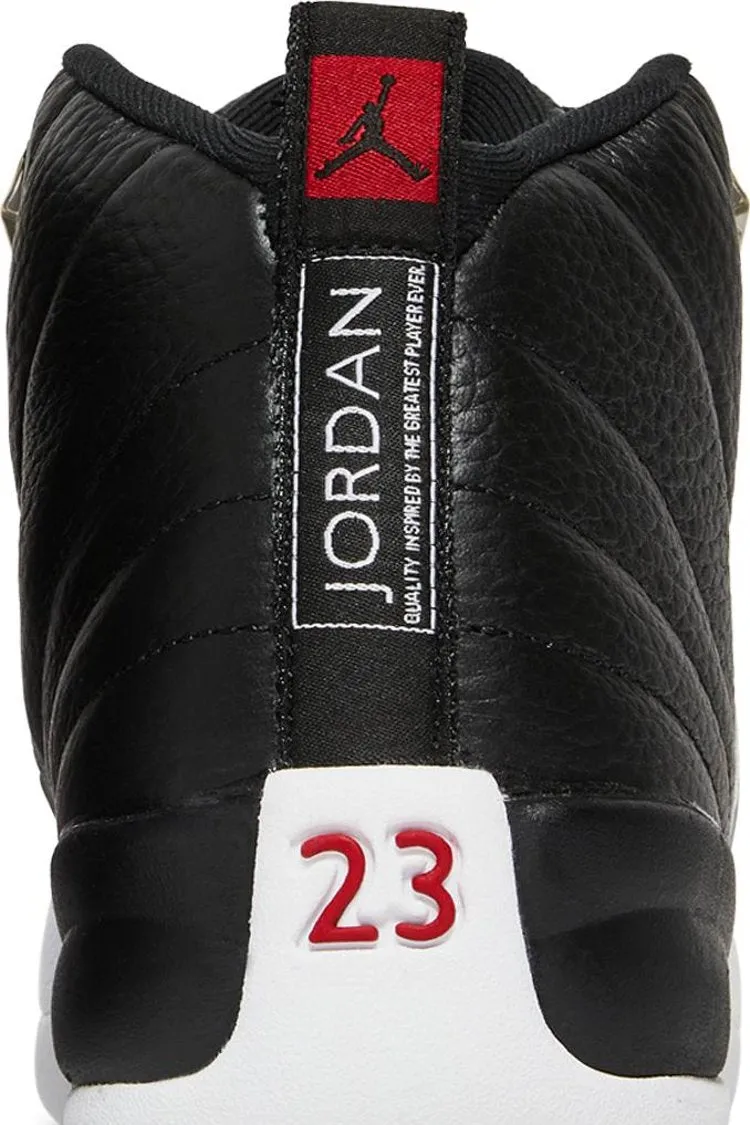 Air Jordan 12 Retro GS Playoff 2022 Sneakers, Black