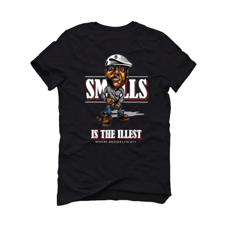 Air Jordan 4 “Black Canvas” Black T-Shirt (Biggie is the illest)