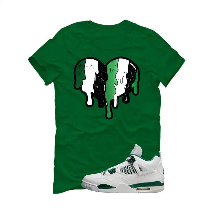 Air Jordan 4 Oxidized Green Pine Green T-Shirt (Heart)| illcurrency