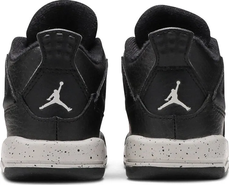 Air Jordan 4 Retro LS PS Oreo Sneakers, Black