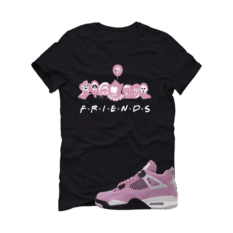 Air Jordan 4 WMNS Orchid Black T-Shirt (Friends)| illcurrency