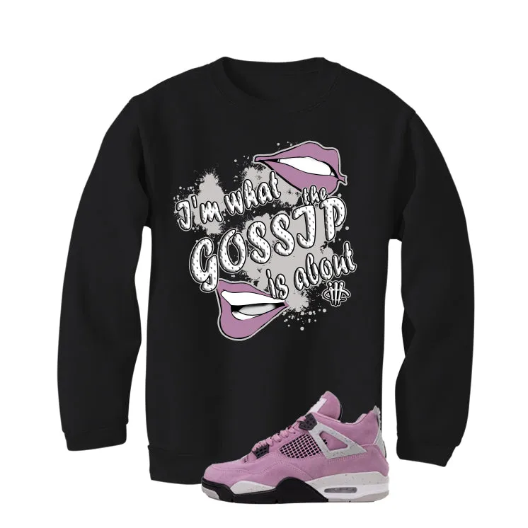 Air Jordan 4 WMNS Orchid Black T-Shirt (Gossip)| illcurrency