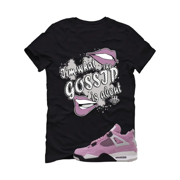 Air Jordan 4 WMNS Orchid Black T-Shirt (Gossip)| illcurrency