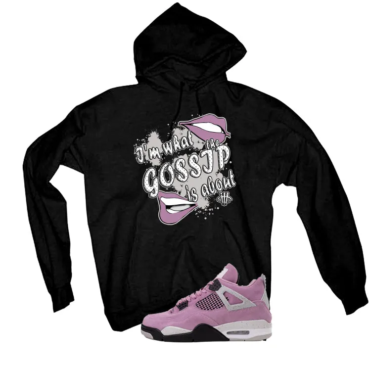 Air Jordan 4 WMNS Orchid Black T-Shirt (Gossip)| illcurrency