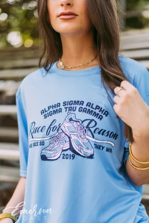 Alpha Sigma Alpha Race for A Reason Drifit Tee