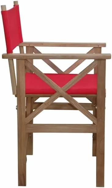 Anderson Teak CHF-2088 Director Folding Armchair with Canvas (Set of 2)