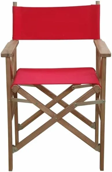 Anderson Teak CHF-2088 Director Folding Armchair with Canvas (Set of 2)