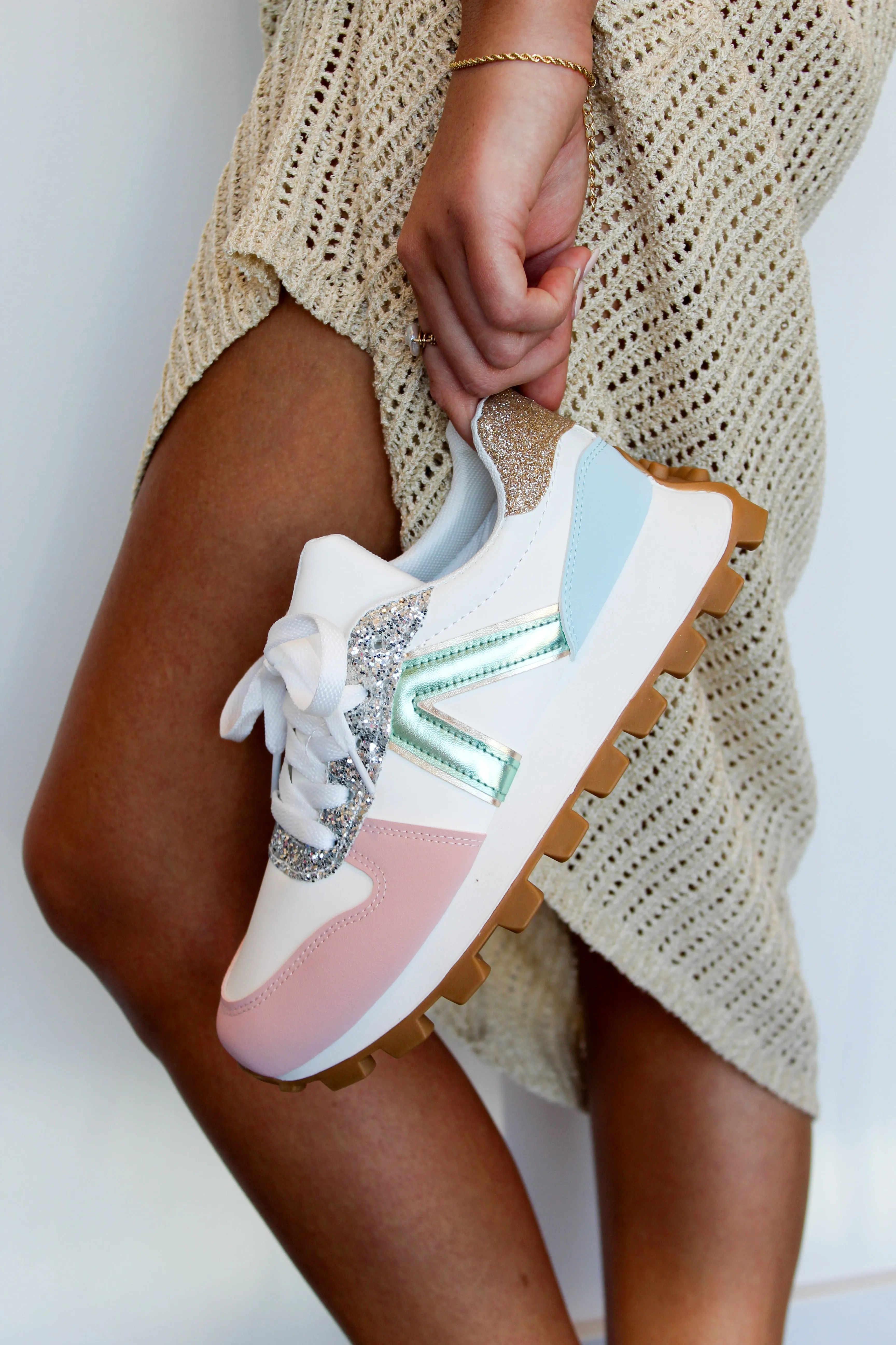 Arizona Platform Sneakers- Pastel Multi