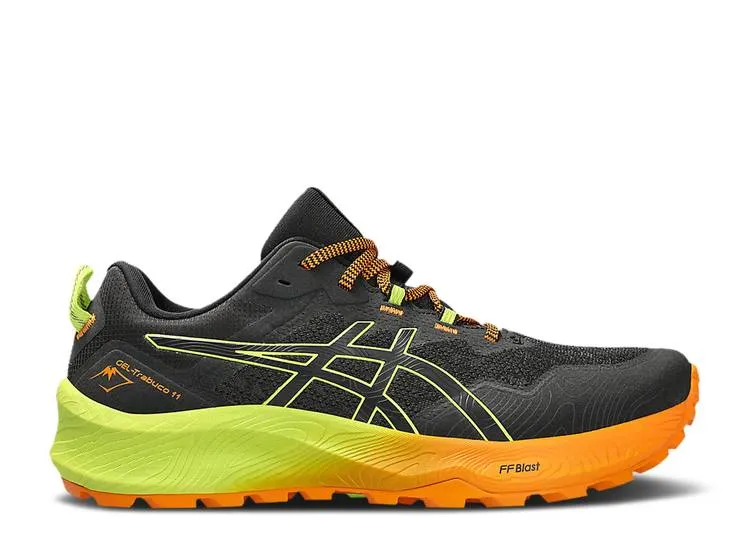 ASICS GEL TRABUCO 11 'BLACK NEON LIME' sneakers, black