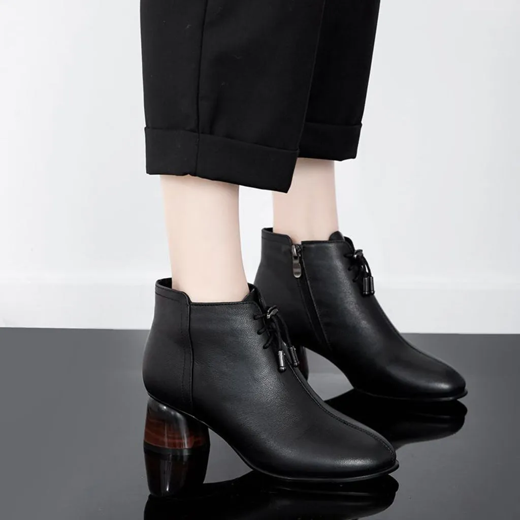 Autumn Winter Retro Casual Comfort Ankle Women's Boots | Gift Shoes