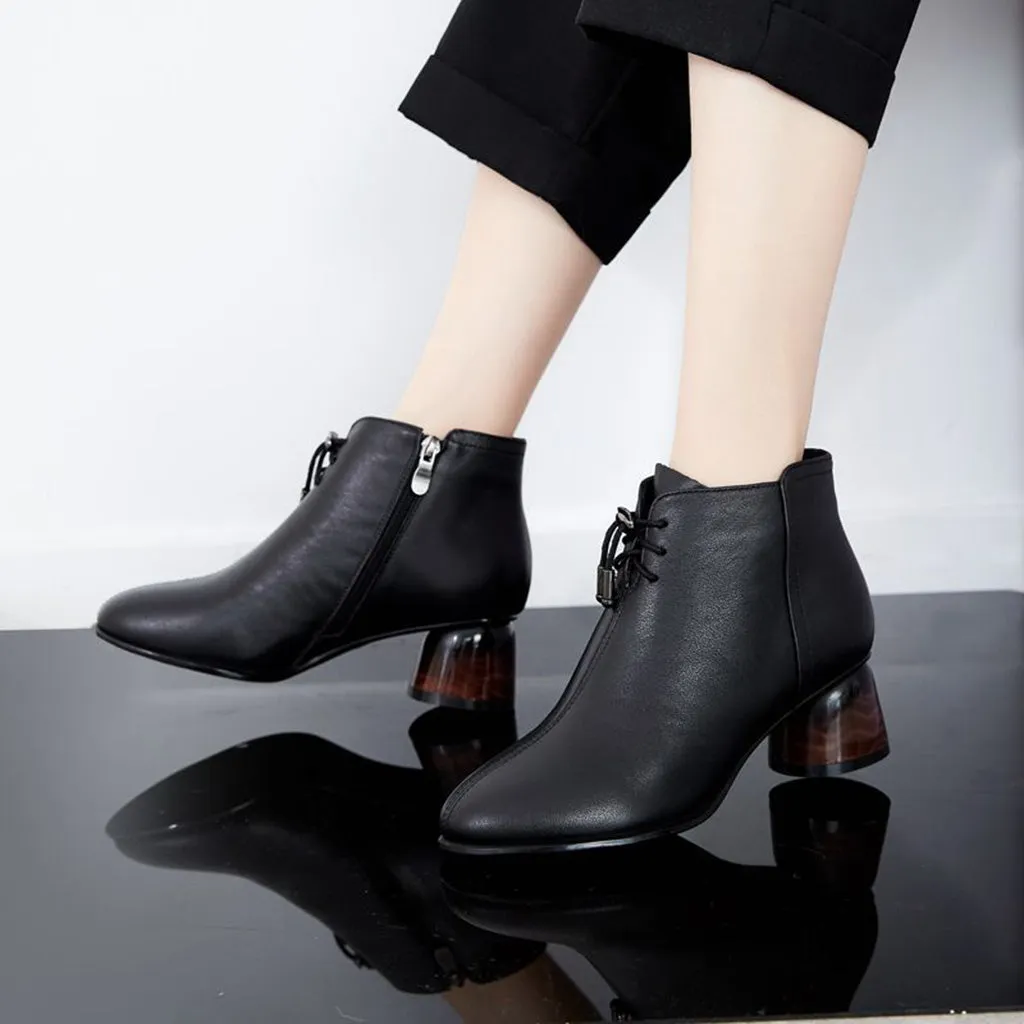 Autumn Winter Retro Casual Comfort Ankle Women's Boots | Gift Shoes