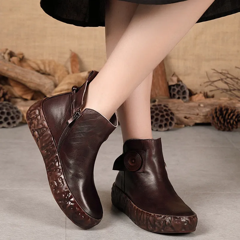 Autumn Winter Retro Casual Women's Non-Slip Boots| Gift Shoes