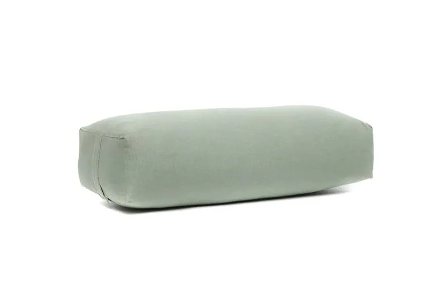 B, Halfmoon Cotton Rectangular Yoga Bolster