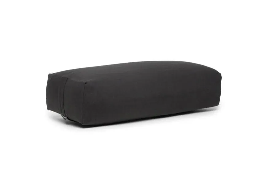 B, Halfmoon Cotton Rectangular Yoga Bolster