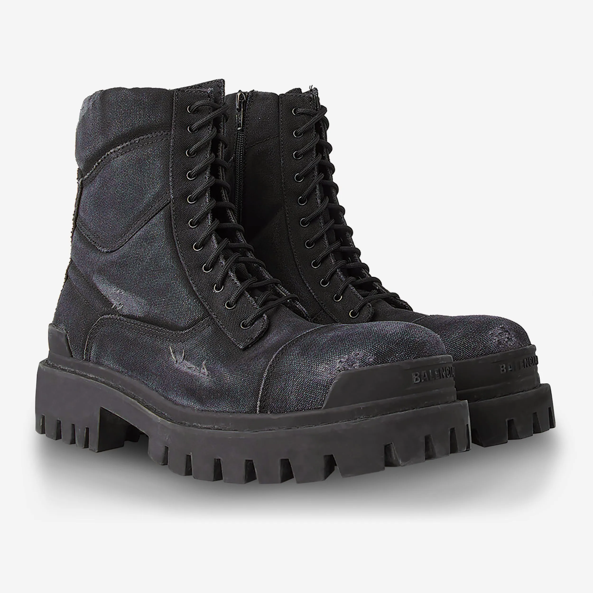 Balenciaga Combat Strike Canvas Boot