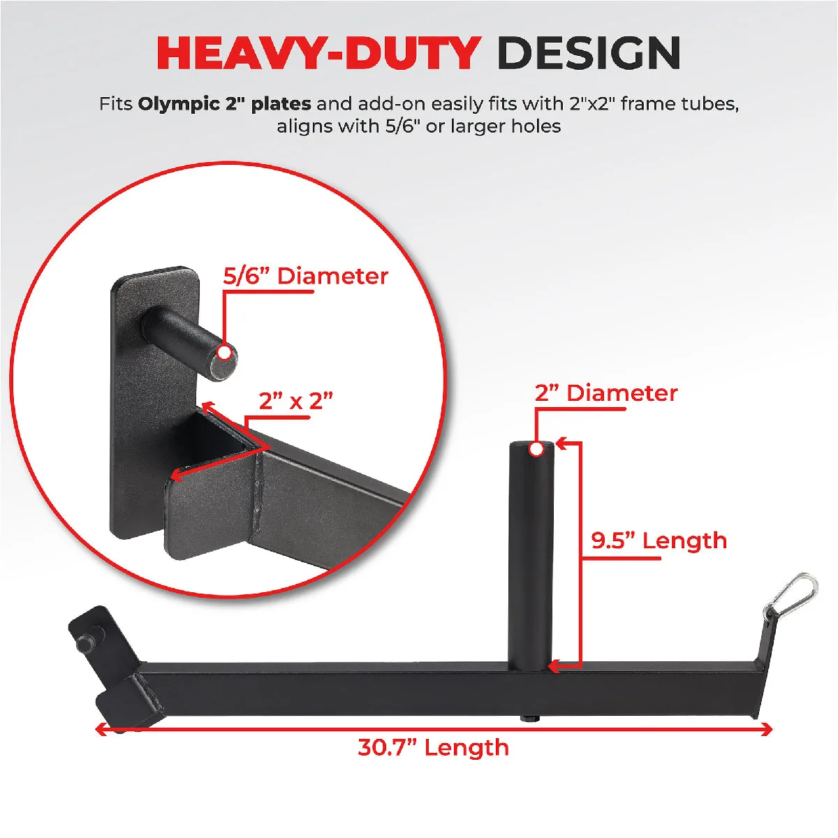 Belt Squat Attachment for Power Racks and Cages