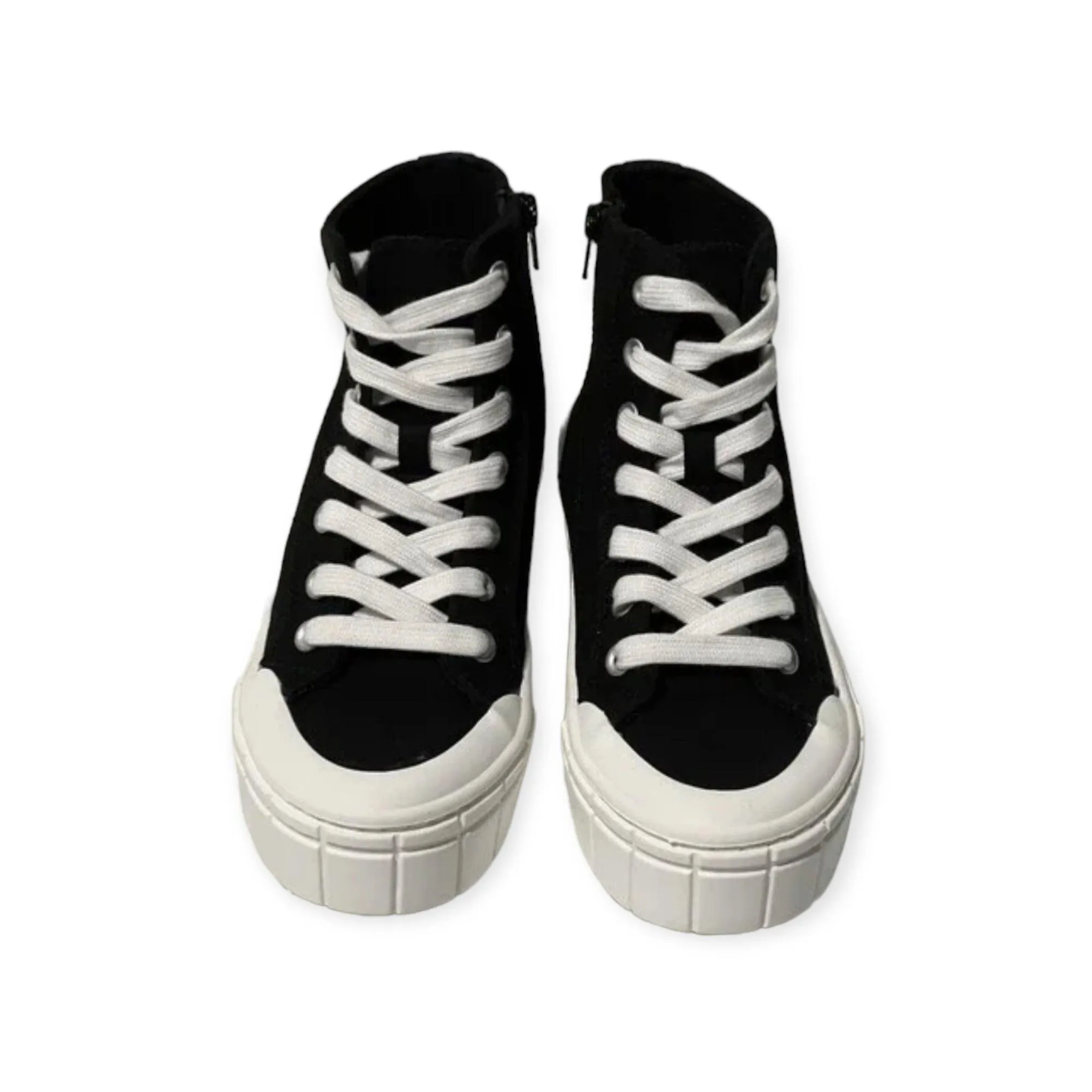 Black Canvas High Top Kicks