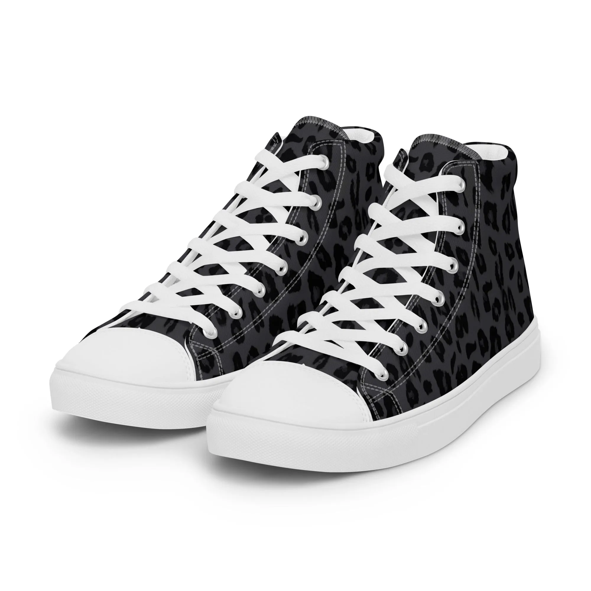 Black Panther Women’s High Top Canvas Shoes with Padded Collar