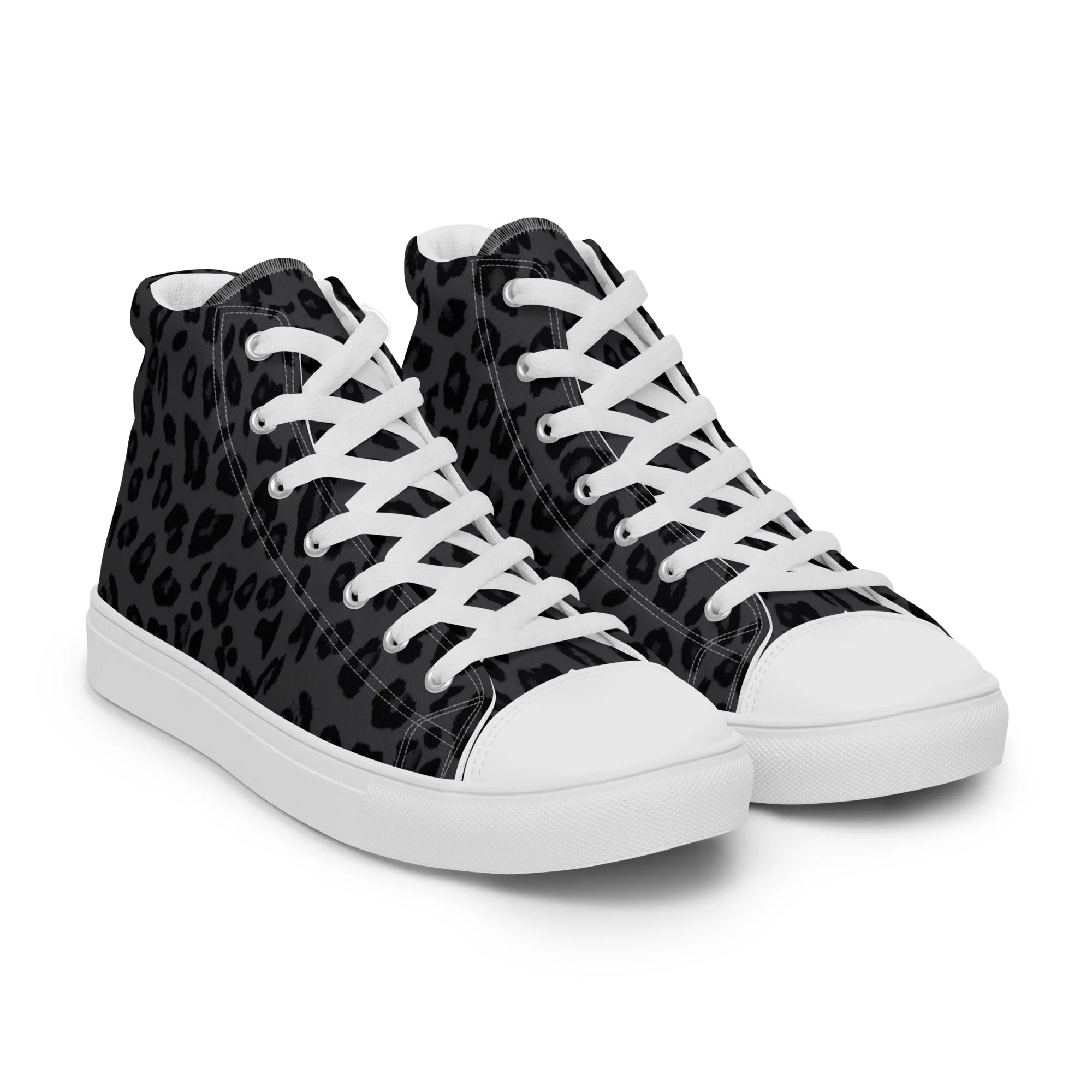 Black Panther Women’s High Top Canvas Shoes with Padded Collar