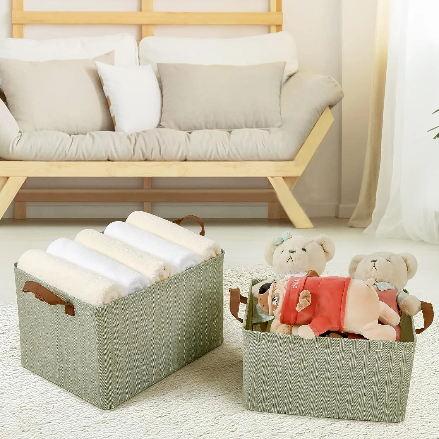 Blushbees® Storage Baskets for clothes / toys storage