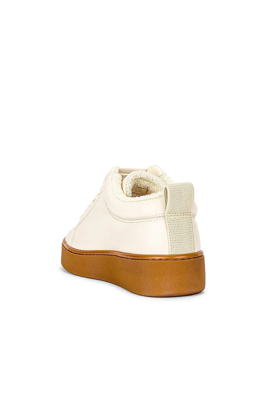 Bottega Veneta Lace Ups Sneakers, Sea Salt