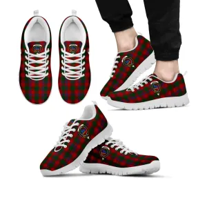 Bruce Old Tartan Sneakers with Family Crest