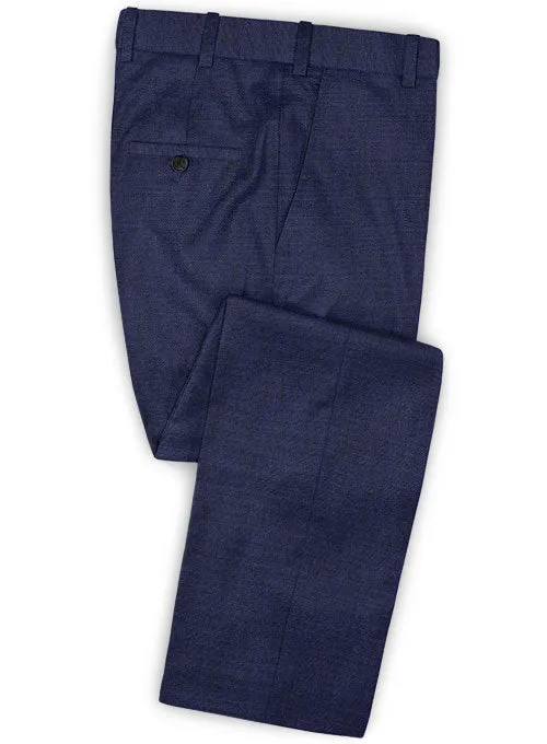 Caccioppoli Dapper Dandy Olierr Blue Wool Pants