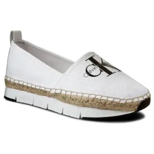 Calvin Klein Women's Genna Canvas Espadrilles - White