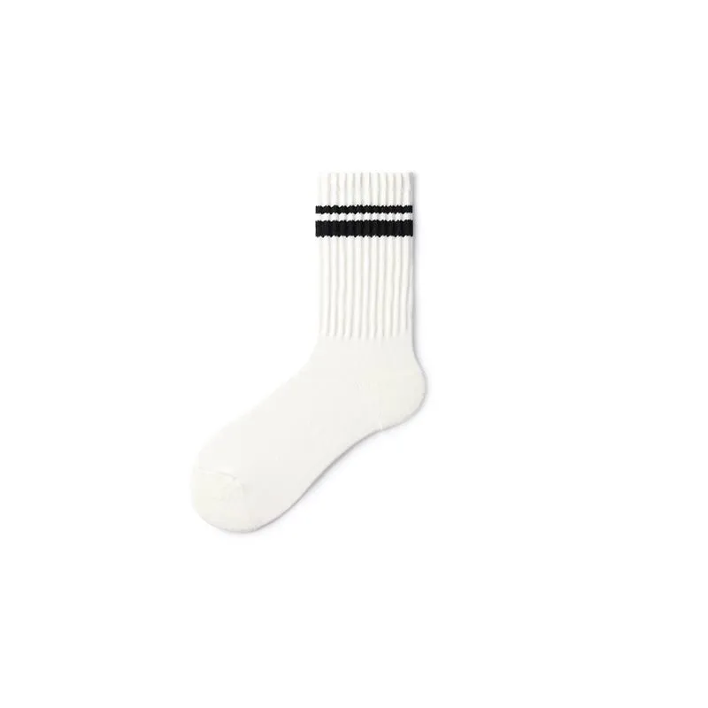 City Tour All-season Unisex 3pcs Stacked Crew Socks Set