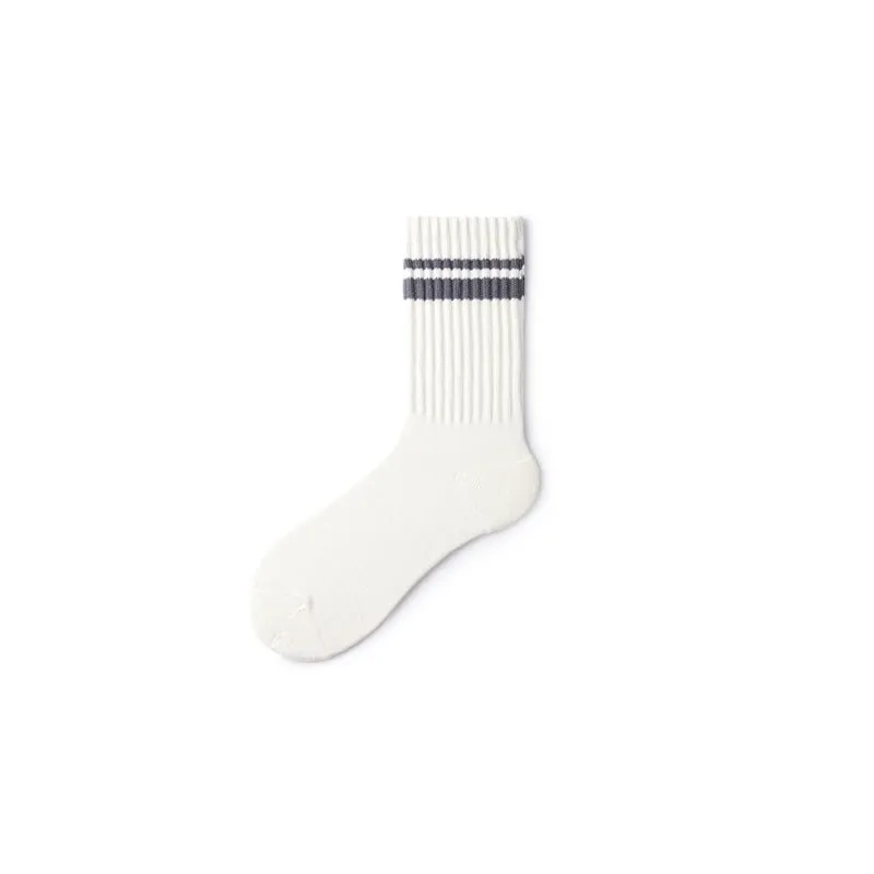 City Tour All-season Unisex 3pcs Stacked Crew Socks Set