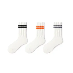 City Tour All-season Unisex 3pcs Stacked Crew Socks Set