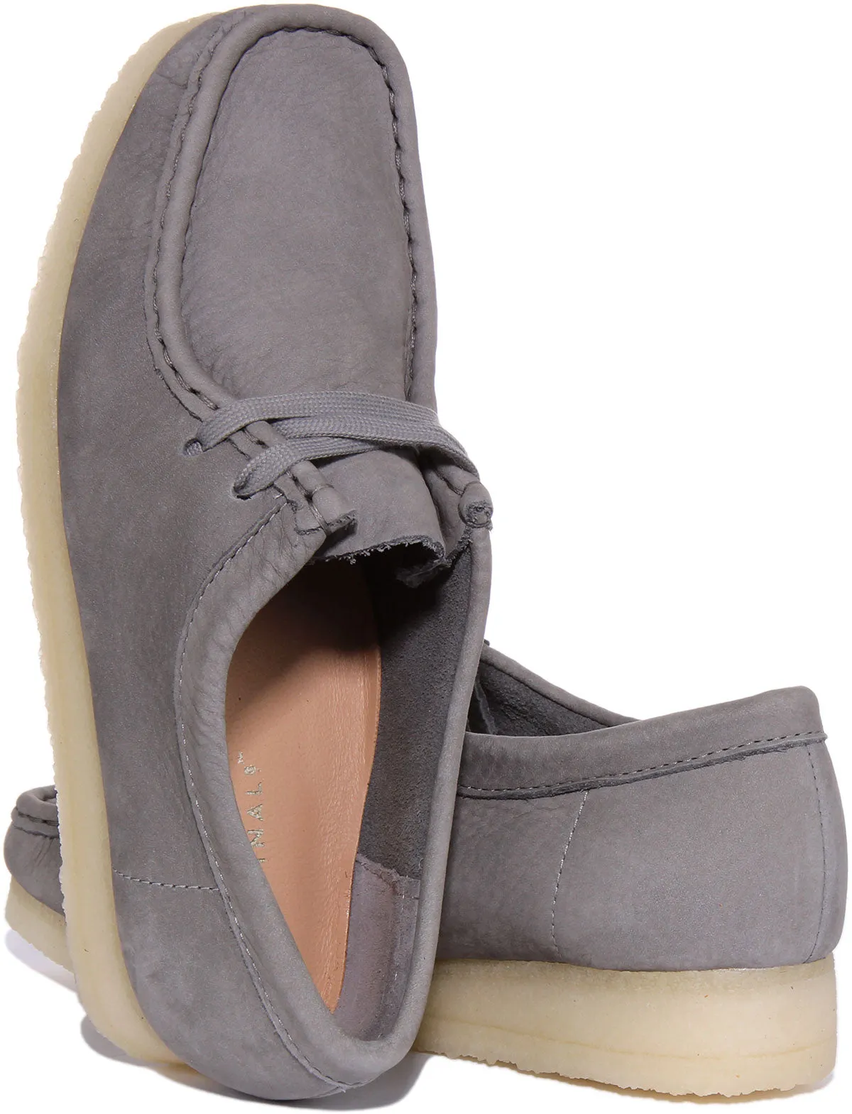 Clarks Originals Wallabee In Grey For Women