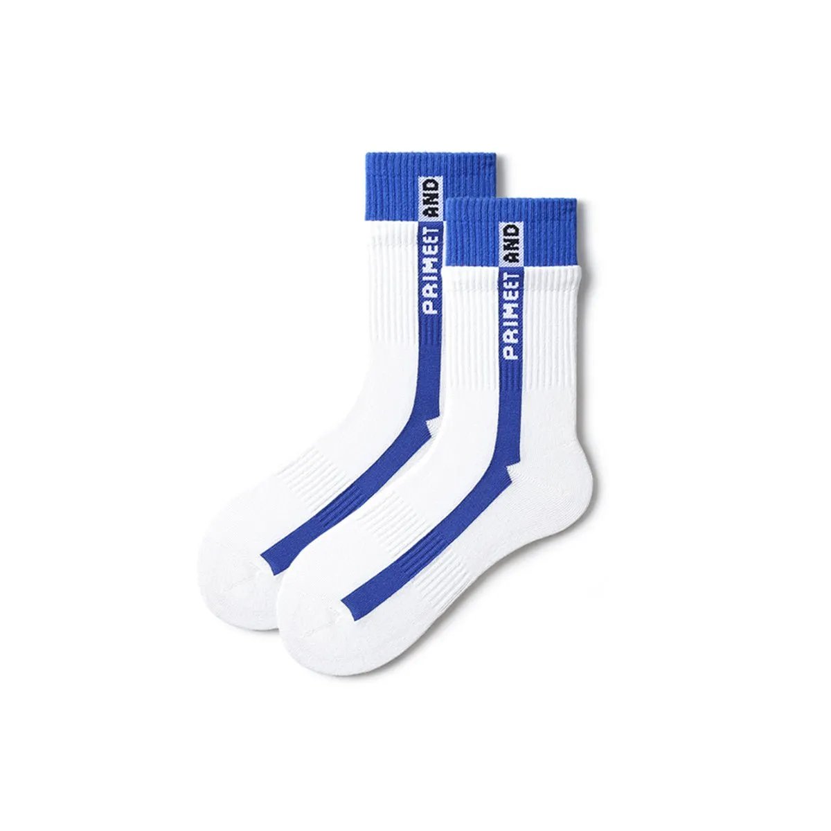 Color Contrast All-season Unisex 5pcs Crew Socks Set