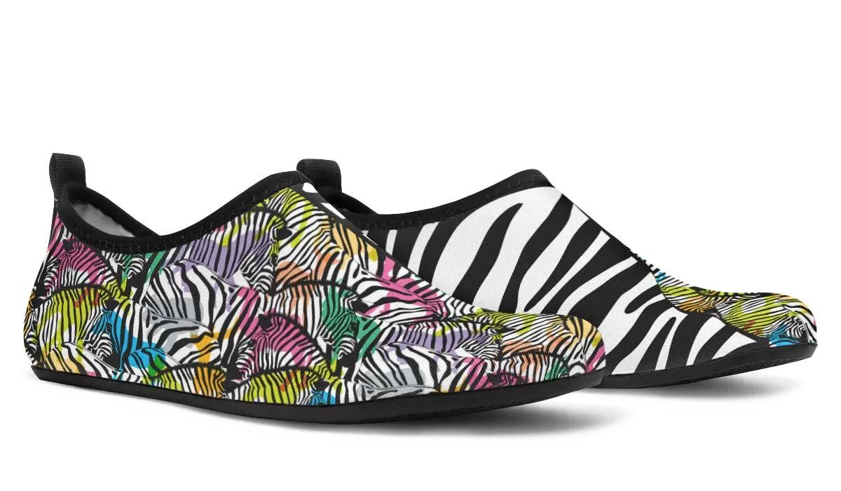 Colorful Zebras And Pattern