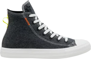 Converse Chuck Taylor All Star High Renew Black Venom Sneakers, Gray