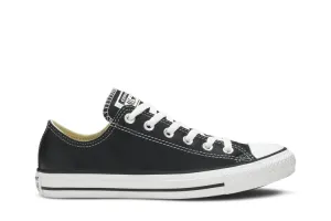 Converse Chuck Taylor All Star Leather Ox 'Black' Sneakers, black