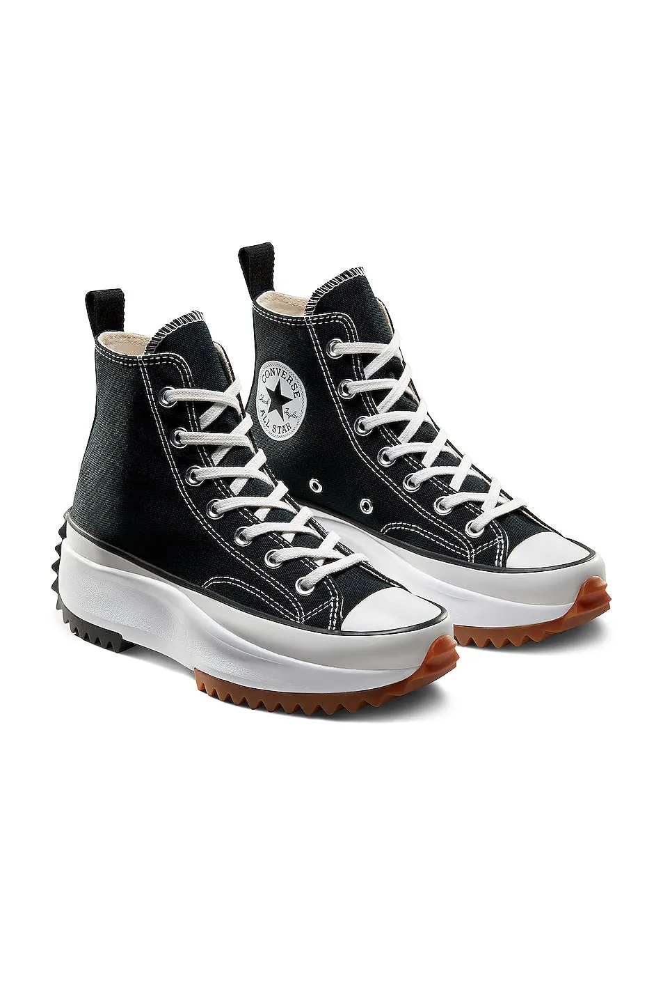 Converse Run Star Hike Lugged Hi Black, White, & Gum